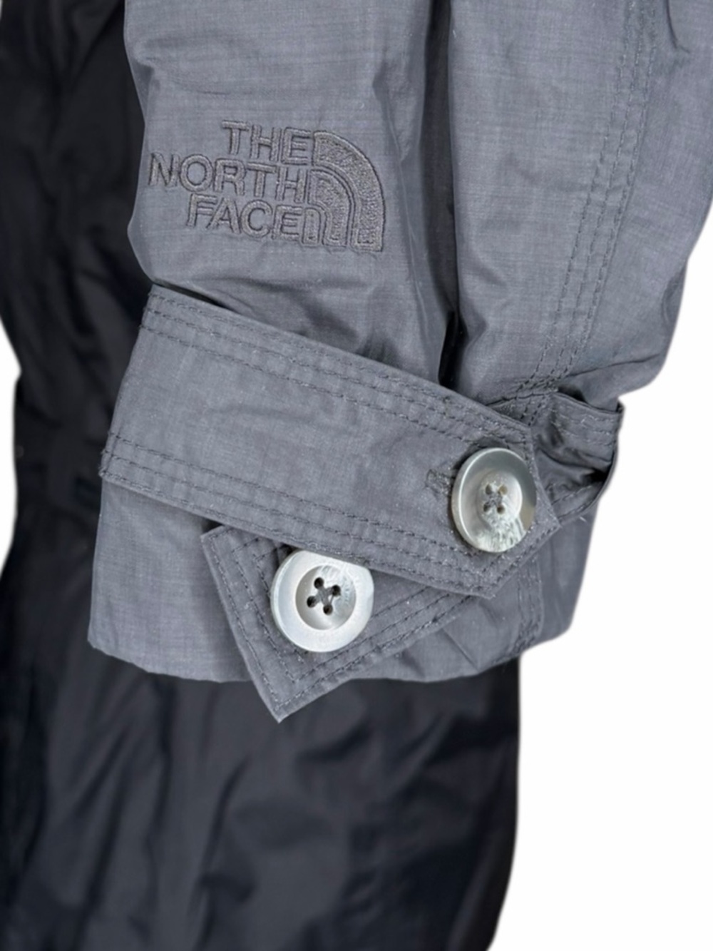 THE‎ NORTH FACE Black Belted Double Breasted Trench Coat Women's Size Small - Picture 4 of 7